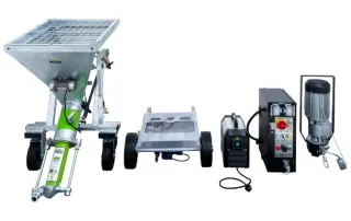 Innovaciones en proyección de yeso y mortero