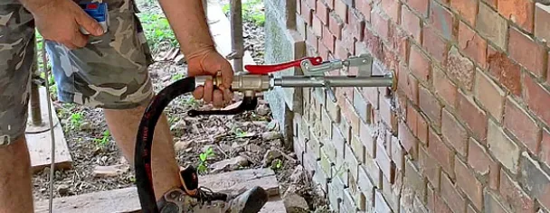 Automated cement injection