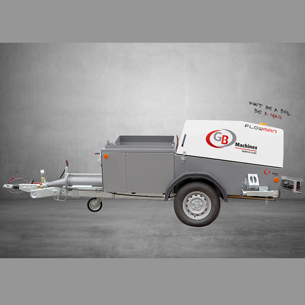Flowman D3 shotcrete machine by GB Machines