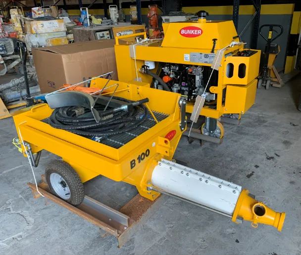 Stators and rotors for shotcrete machines