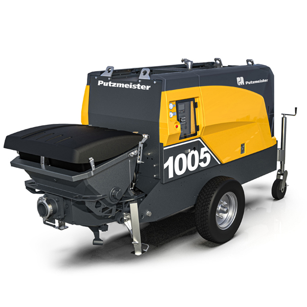 Putzmeister BSA 1005 D concrete pump for small construction projects