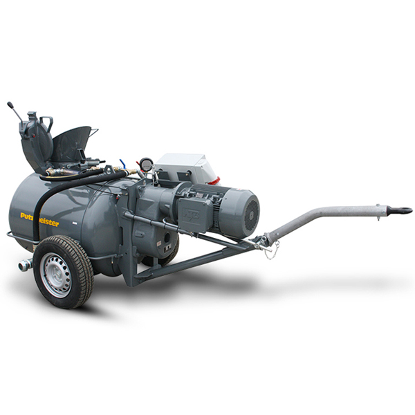 Putzmeister M500 semi-dry screed conveyor for efficient and precise screed application